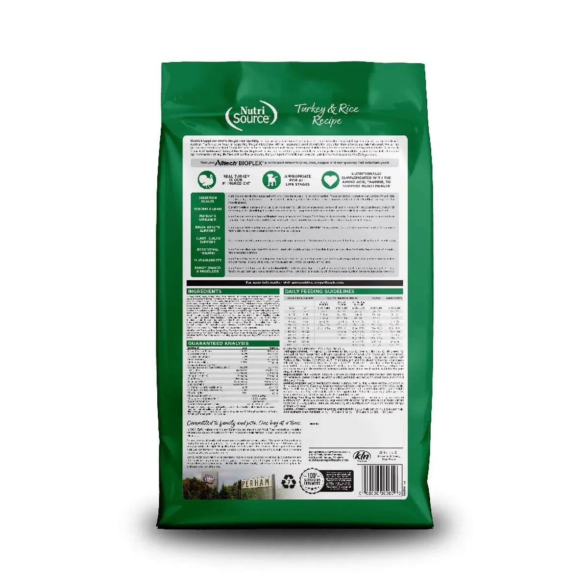 NutriSource Pavo y Arroz 26 lb