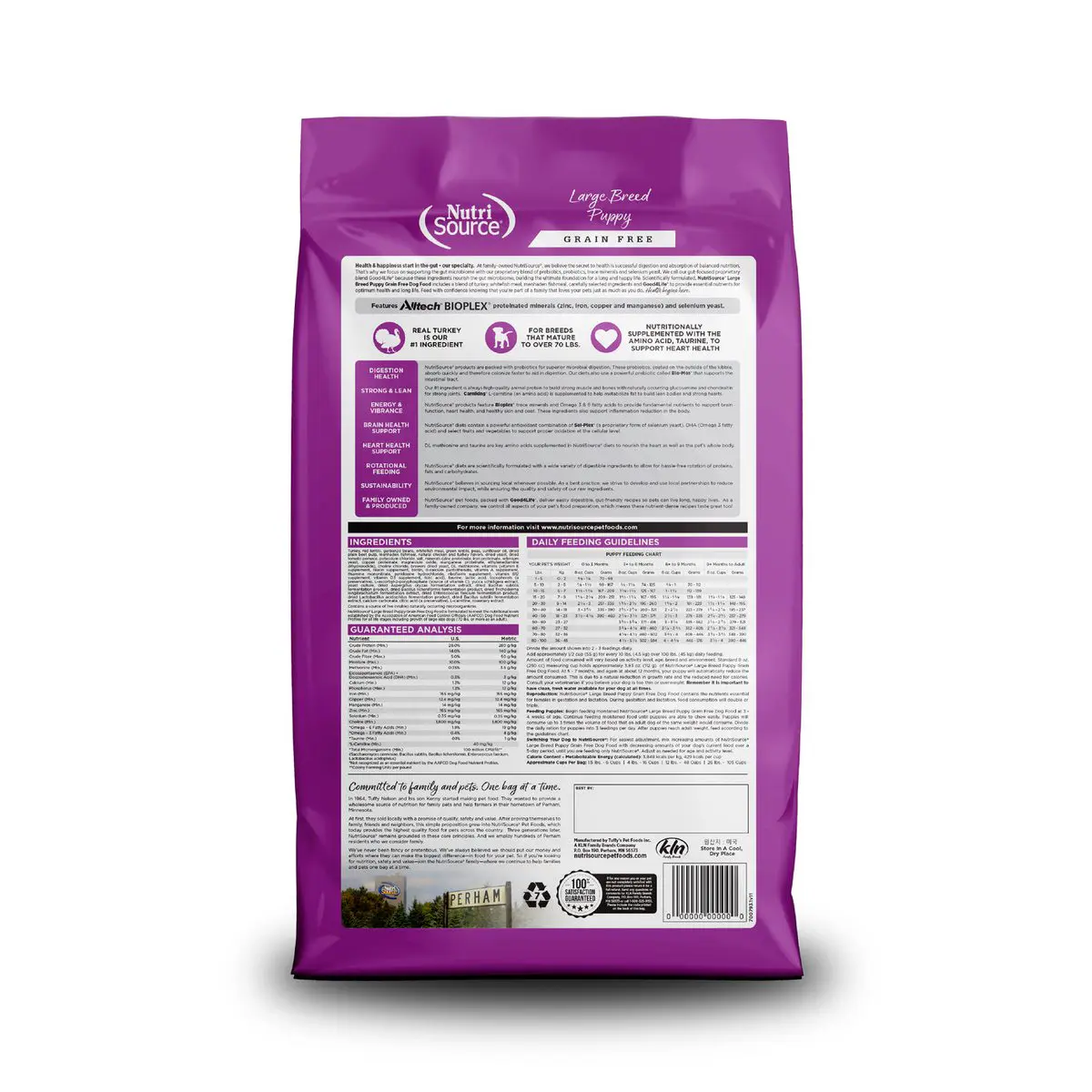 NutriSource Grain Free Cachorro Raza Grande 12 lb