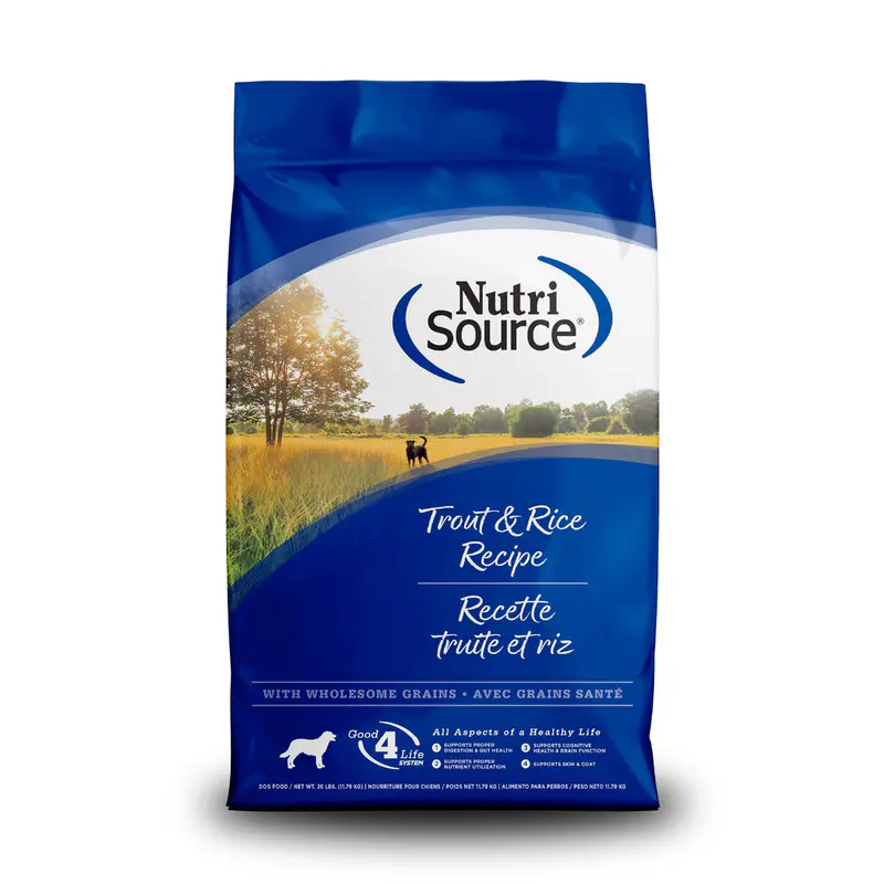 NutriSource Trucha y Arroz 26 lb