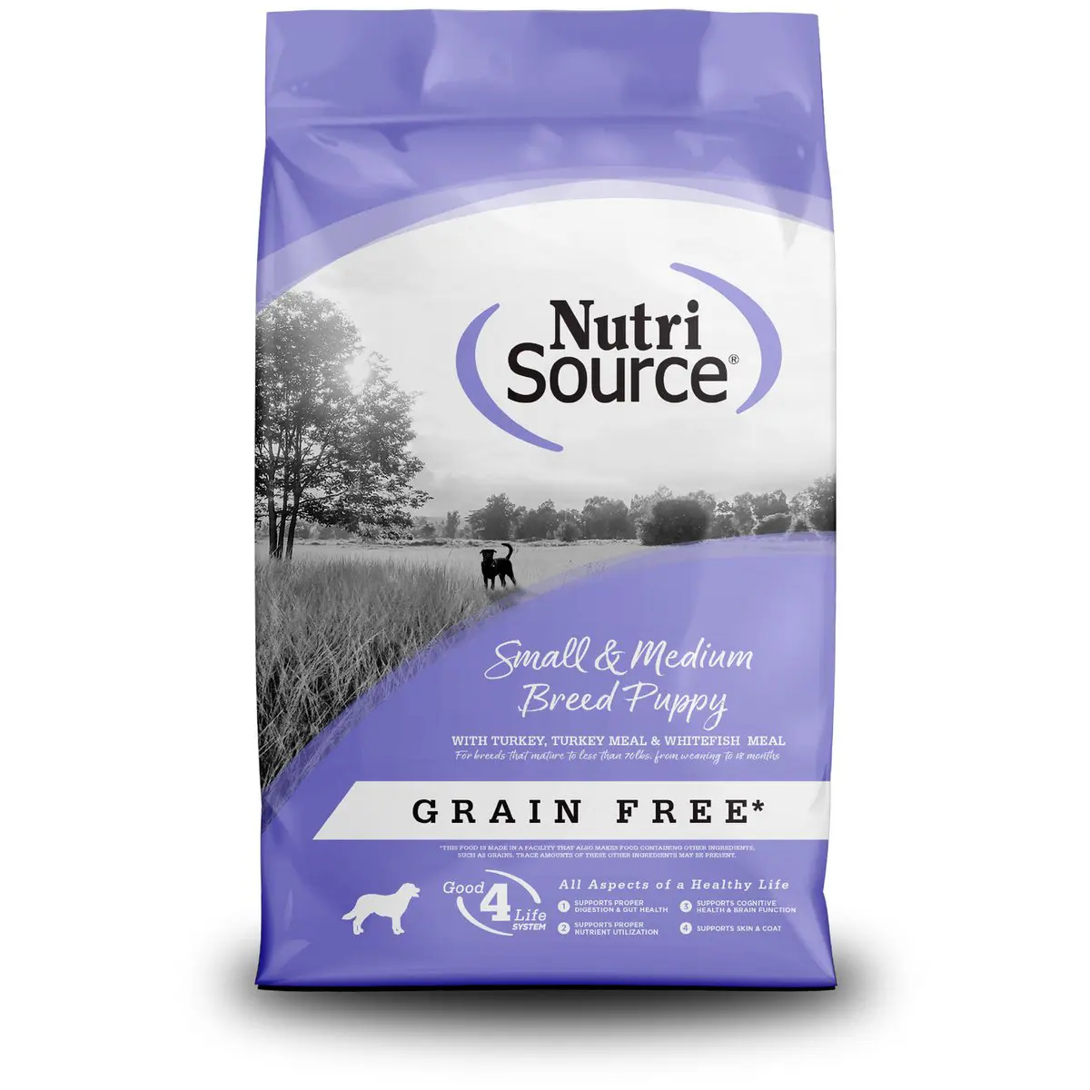 NutriSource Grain Free Cachorro Raza Pequeña y Mediana 12 lb