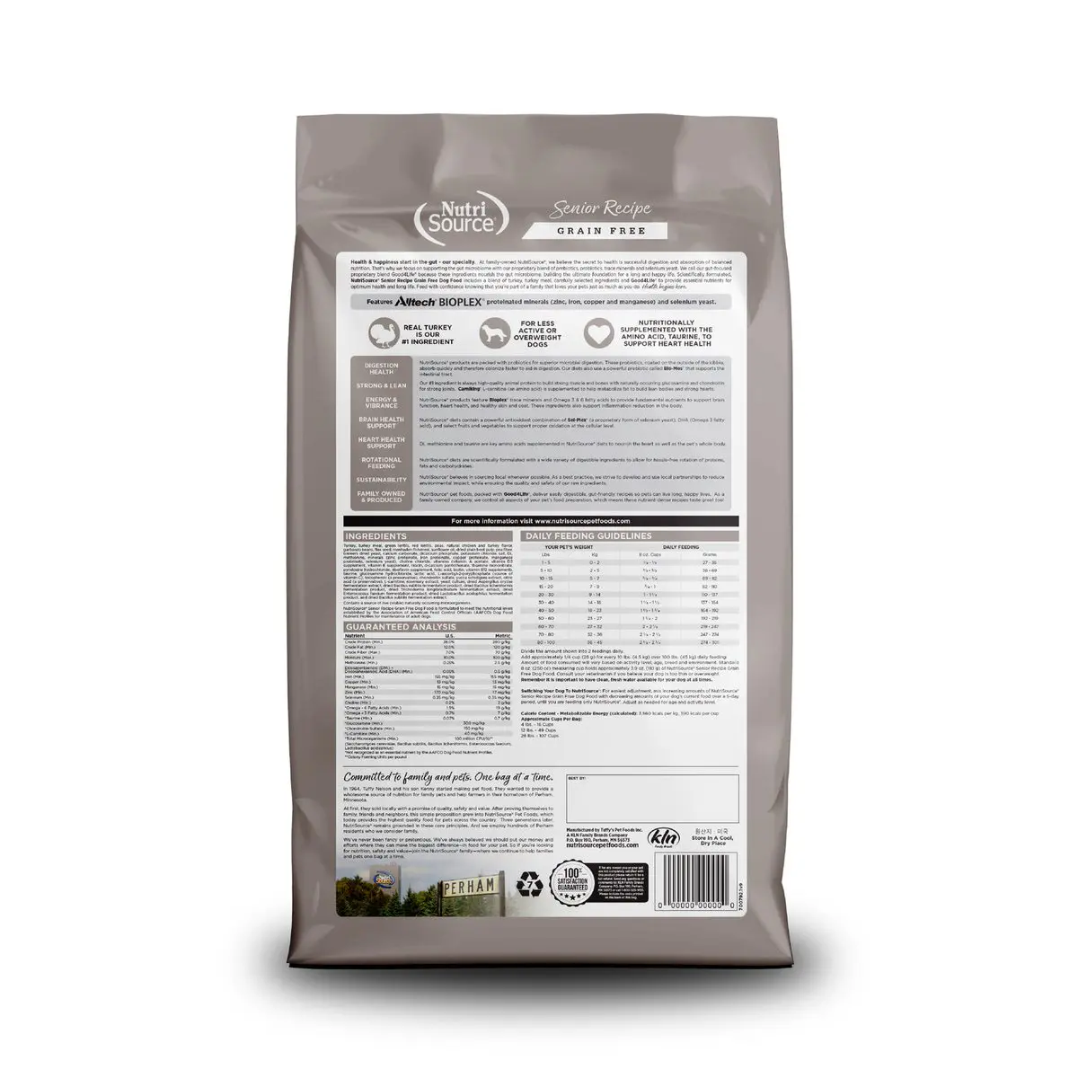 NutriSource Grain Free Senior 12 lb